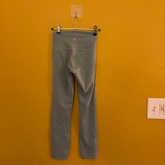 Lululemon Align High-Rise Leggings 22” - Grey Eucalyptus - Size 2 - Like New - Picture 3 of 4